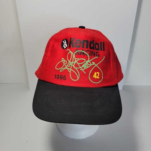 Mens Kendell Racing Kyle Petty Snap Back Baseball Cap - Picture 2 of 10